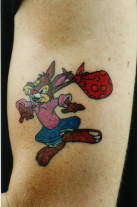 Brer Rabbit Tattoo by Jason Rounsavall
