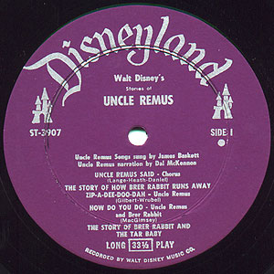 Disneyland Record Label ST-3907