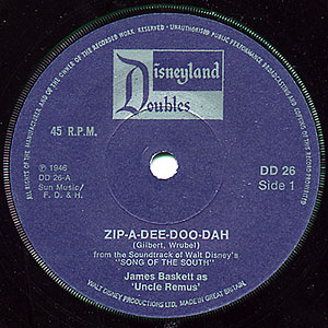 Disneyland Record Label DD-26
