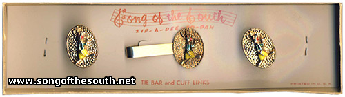 Song of the South Tie Bar and Cuff Links