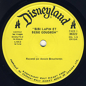 Disneyland Record Label 36322