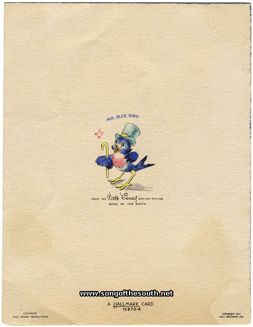 Mr. Bluebird Birthday Card #1