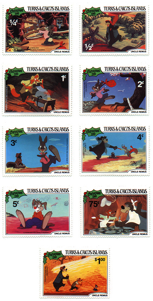 Turks & Caicos Stamps (Set of 10)