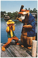 Brer Fox and Brer Bear Postcard