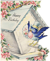 Mr. Bluebird Birthday Card #2