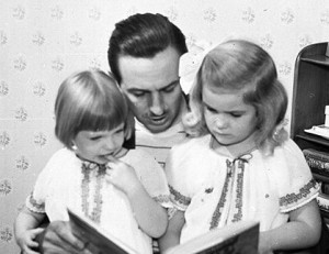 Walt Disney and Daughters