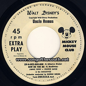 Disneyland Record Label DBR-66