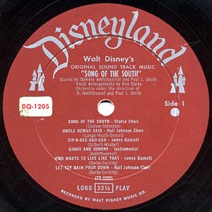 Disneyland Record Label DQ-1205