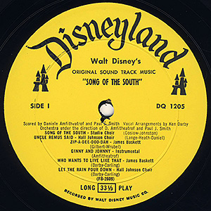 Disneyland Record Label DQ-1205