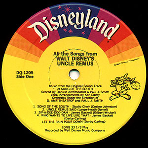 All the Songs from Walt Disney's Uncle Remus