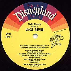 Disneyland Record Label 3907