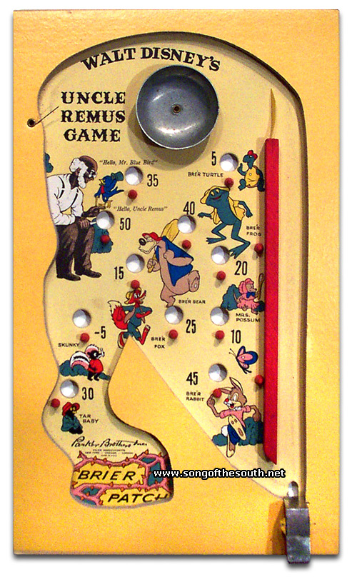 Uncle Remus ZIP! Bagatelle Marble Game