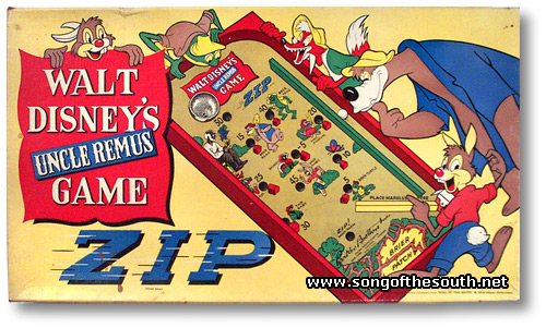 Uncle Remus ZIP! Bagatelle Marble Game