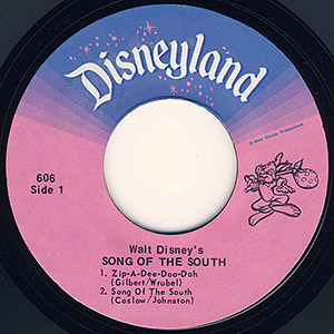 Disneyland Record Label 606