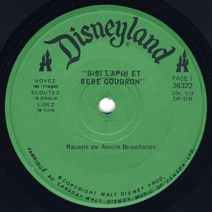 Disneyland Record Label 36322