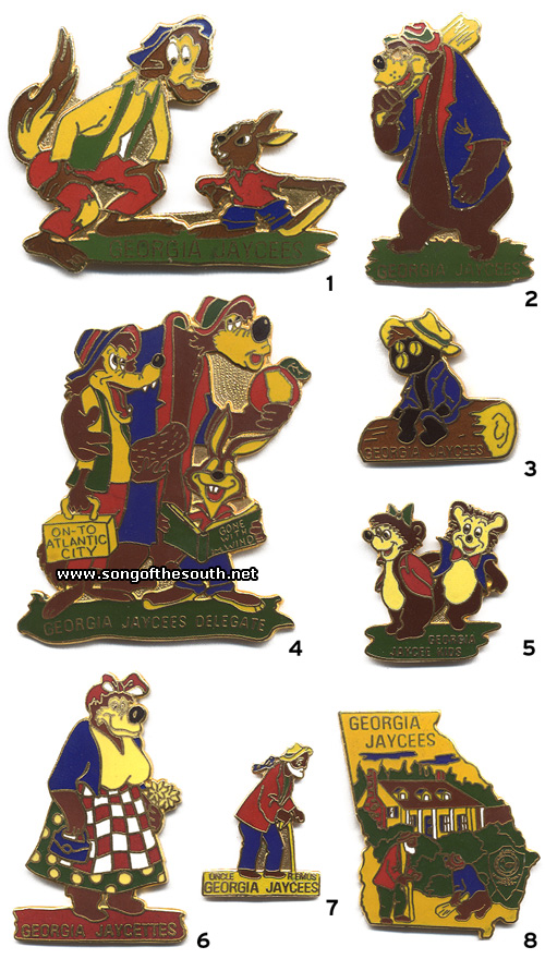 Georgia Jaycees Pins (Set of 8)