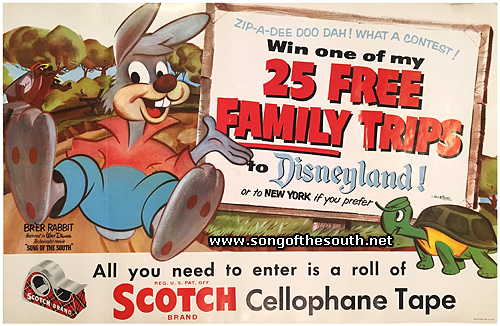 Brer Rabbit Scotch Tape Poster