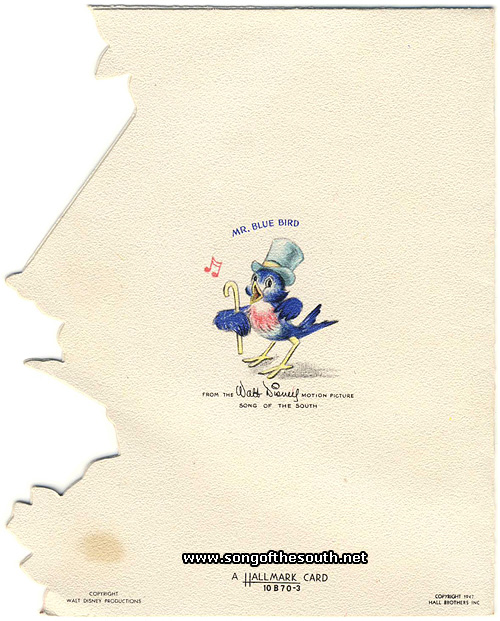 Mr. Bluebird Birthday Card #2