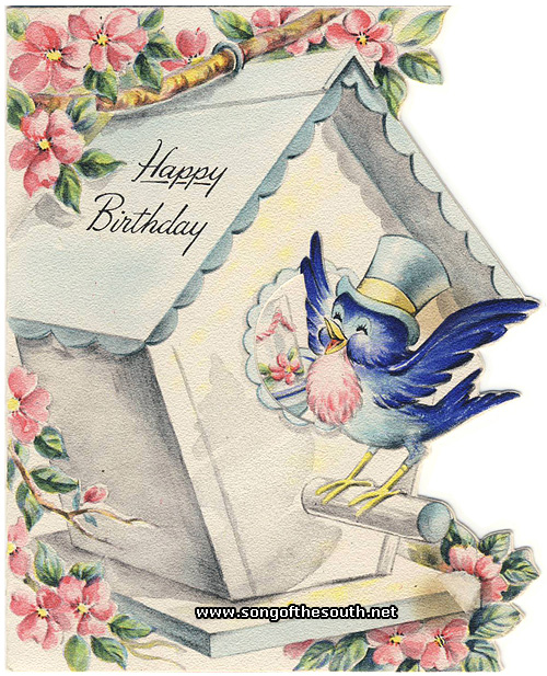 Mr. Bluebird Birthday Card #2