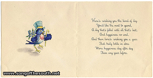 Mr. Bluebird Birthday Card #3