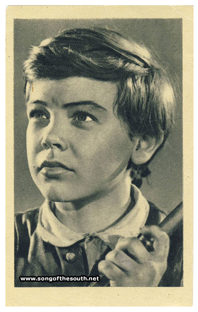 Bobby Driscoll Cancion del Sur Postcard