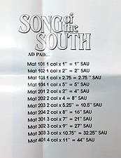 Song of the South Ad Pad