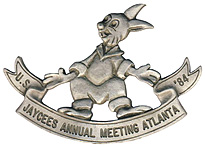 Georgia Jaycees Pewter Pins (Set of 3)