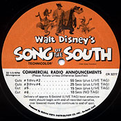 Song of the South Commercial Radio Announcements