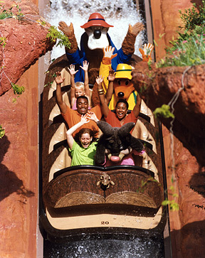 celebrity splash mountain pictures